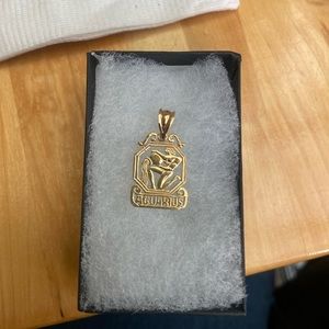 10 Karat Gold | Aquarius pendant
